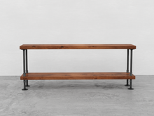 Load image into Gallery viewer, Modern Industrial TV Stand - Pipe And Wood Designs 