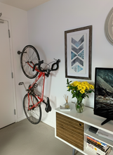 Load image into Gallery viewer, Industrial Pipe Bike Hook - Pipe And Wood Designs 