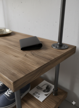 Load image into Gallery viewer, Entryway Coat Rack &amp; Bench - Pipe And Wood Designs 