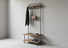 Load image into Gallery viewer, Entryway Coat Rack &amp; Bench - Pipe And Wood Designs 