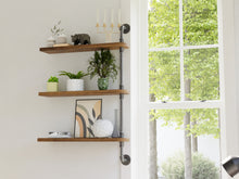 Load image into Gallery viewer, Swivel plant shelf - Pipe And Wood Designs 