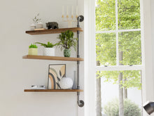Load image into Gallery viewer, Swivel plant shelf - Pipe And Wood Designs 