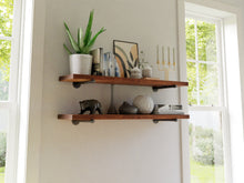 Load image into Gallery viewer, Gas Pipe Shelf Bracket (Bracket Only) - Pipe And Wood Designs 