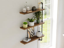 Load image into Gallery viewer, Swivel plant shelf - Pipe And Wood Designs 