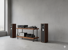 Load image into Gallery viewer, Pipe &amp; Wood Audio Console - Pipe And Wood Designs 