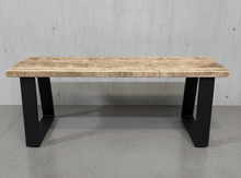Load image into Gallery viewer, Modern industrial bench - Pipe And Wood Designs 