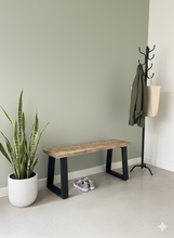 Load image into Gallery viewer, Modern industrial bench - Pipe And Wood Designs 