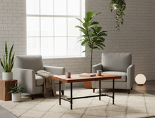 Load image into Gallery viewer, Classic Coffee Table - Pipe And Wood Designs 