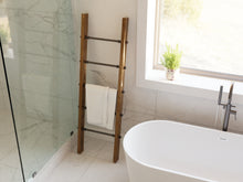 Load image into Gallery viewer, Pipe &amp; Wood Blanket Ladder - "Wide" Edition - Pipe And Wood Designs 
