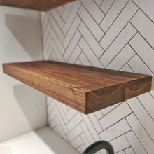 Load image into Gallery viewer, Wood Floating Shelf - Pipe And Wood Designs 