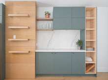 Load image into Gallery viewer, Wood Floating Shelf - Pipe And Wood Designs 