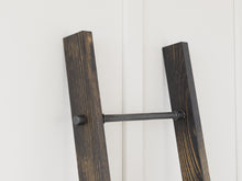 Load image into Gallery viewer, Pipe &amp; Wood Blanket Ladder - "Wide" Edition - Pipe And Wood Designs 
