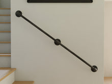 Load image into Gallery viewer, Pipe Stair Railing - Pipe And Wood Designs 