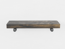 Load image into Gallery viewer, Wood Shelf with Pipe Brackets (1 shelf) - Pipe And Wood Designs 