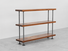 Load image into Gallery viewer, Modern Pipe &amp; Wood Console Table - Pipe And Wood Designs 