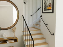 Load image into Gallery viewer, Pipe Stair Railing - Pipe And Wood Designs 
