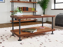 Load image into Gallery viewer, Industrial Pipe &amp; Wood Coffee Table - Pipe And Wood Designs 