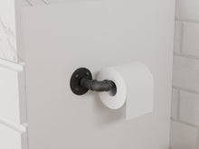 Load image into Gallery viewer, Industrial Pipe Toilet Paper Holder - Pipe And Wood Designs 