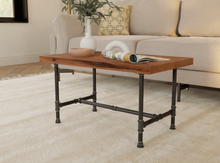 Load image into Gallery viewer, Classic Coffee Table - Pipe And Wood Designs 