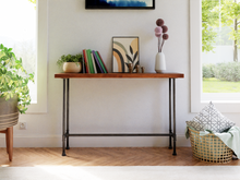 Load image into Gallery viewer, Classic console table - Pipe And Wood Designs 
