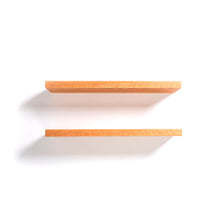 Load image into Gallery viewer, Wood Floating Shelf - Pipe And Wood Designs 