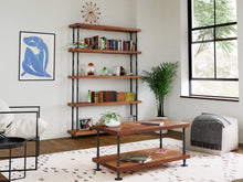 Load image into Gallery viewer, Industrial Pipe &amp; Wood Coffee Table - Pipe And Wood Designs 