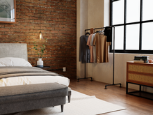 Load image into Gallery viewer, Pipe clothing rack - Pipe And Wood Designs 