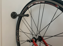 Load image into Gallery viewer, Industrial Pipe Bike Hook - Pipe And Wood Designs 