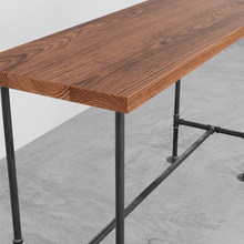 Load image into Gallery viewer, Maple Desk with Pipe Frame - Pipe And Wood Designs 