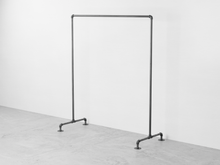 Load image into Gallery viewer, Pipe clothing rack - Pipe And Wood Designs 