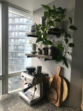 Load image into Gallery viewer, Wood Shelf with Pipe Brackets (1 shelf) - Pipe And Wood Designs 