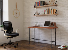 Load image into Gallery viewer, Maple Desk with Pipe Frame - Pipe And Wood Designs 