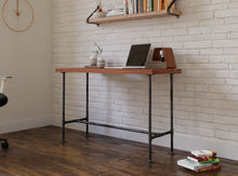 Load image into Gallery viewer, Maple Desk with Pipe Frame - Pipe And Wood Designs 